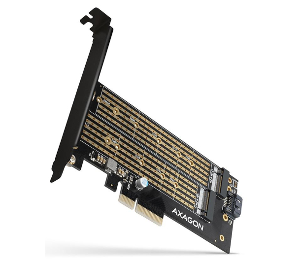 Axagon PCIE NVME+SATA M.2 ADAPTER - 730832 - zdjęcie